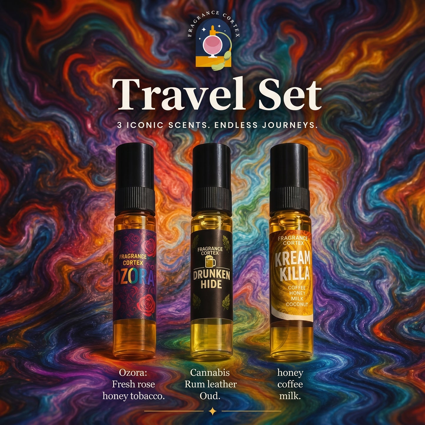 Travel Pack 3x5ml Extrait de Parfums